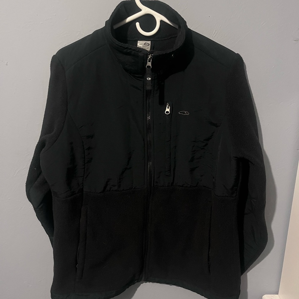 Champion Black Fleece Jacket - L